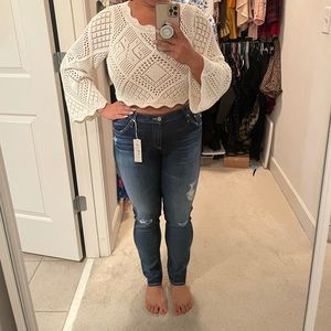 AG Midrise Super Skinny Ankle Jeans